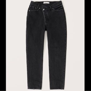 Abercrombie & Fitch Curve Love High Rise Dad Jeans 28L